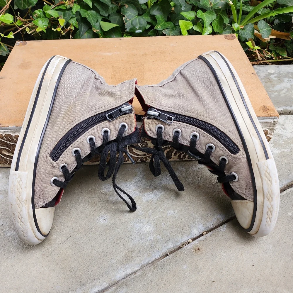 Distressed Converse Sneakers